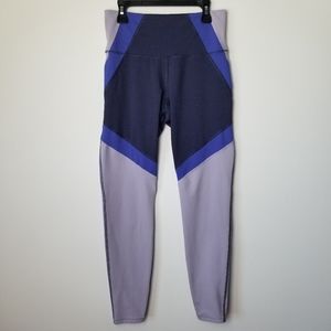 Old Navy Active Go-Dry colorblock mid-rise athletic leggings M